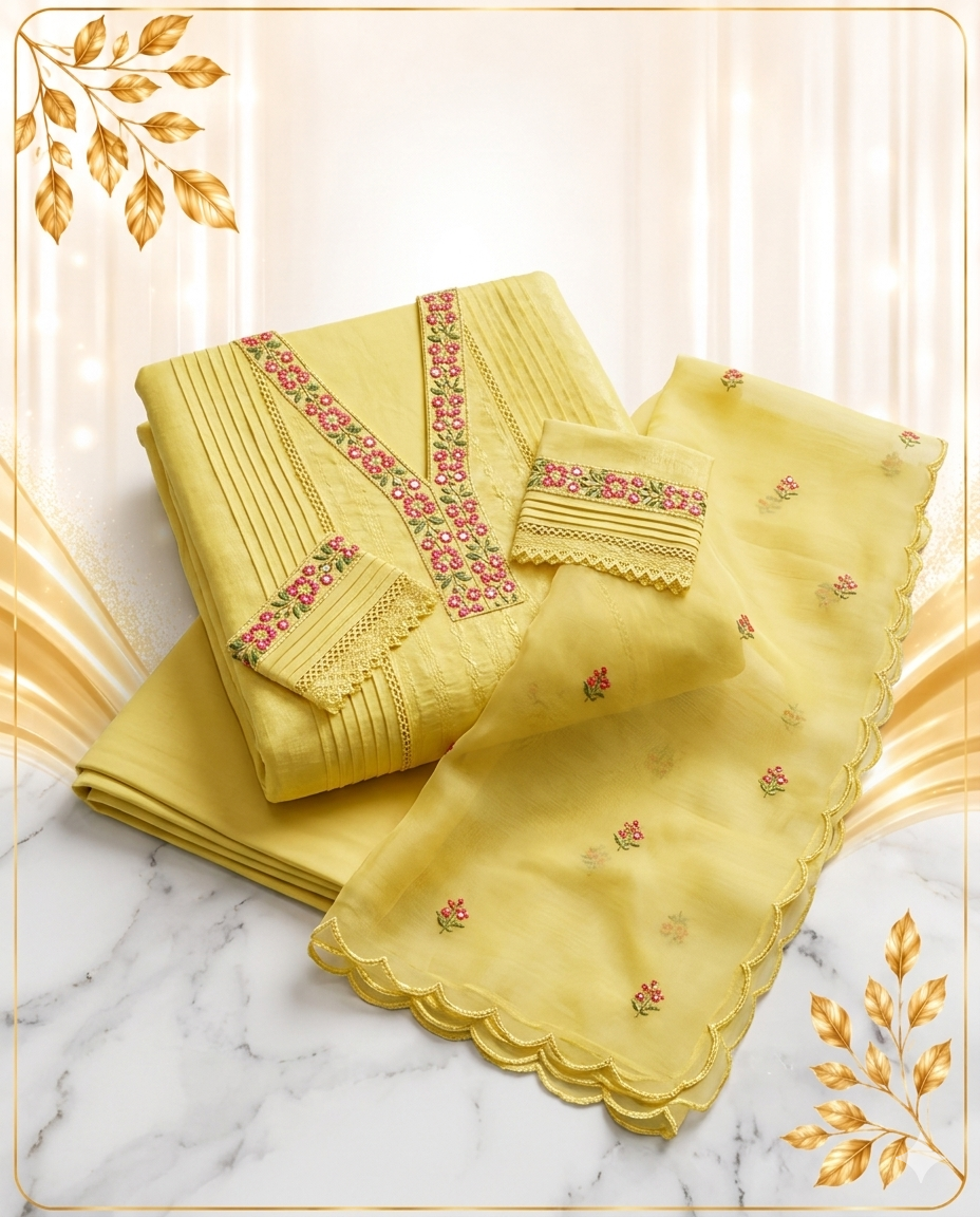 Exquisite Embroidery Anarkkali with Dupatta