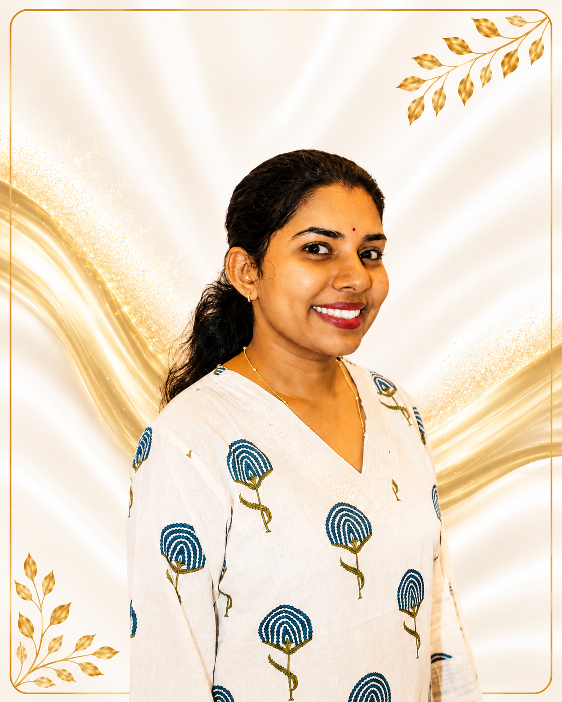 Rich Fabric Floral Prints Anarkkali with Palazzo